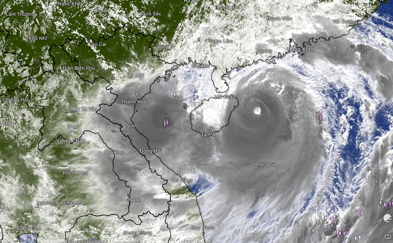Đ&aacute;m m&acirc;y dị thường xuất hiện ở Nghệ An trước khi si&ecirc;u b&atilde;o Yagi đổ bộ- Ảnh 8.