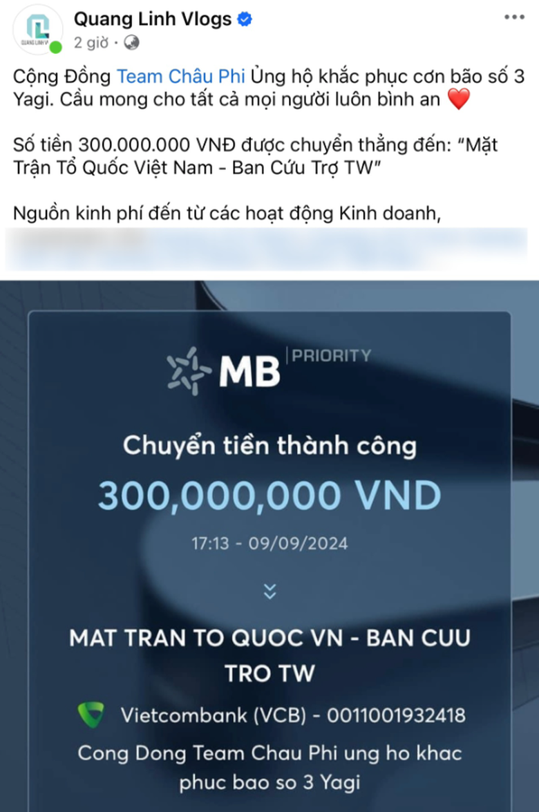 T&ugrave;ng Dương, Uy&ecirc;n Linh v&agrave; nghệ sĩ Việt ủng hộ đồng b&agrave;o v&ugrave;ng b&atilde;o lũ sau b&atilde;o Yagi- Ảnh 7.