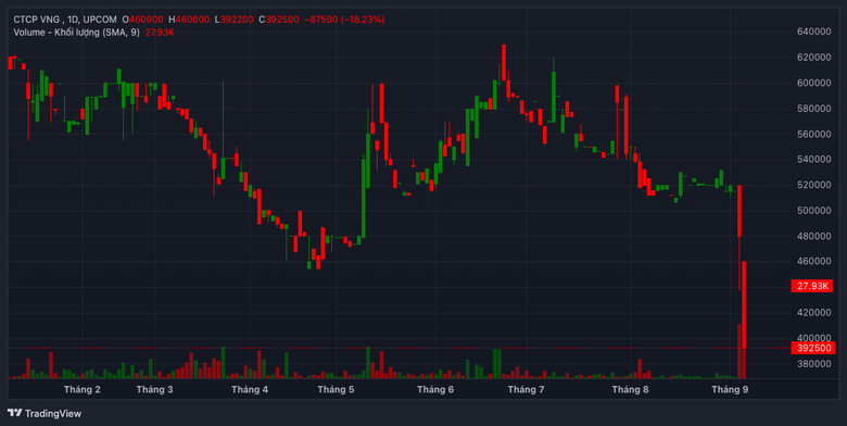 Cổ phiếu VNZ của doanh nghiệp sở hữu Zalo chưa dừng đ&agrave; b&aacute;n th&aacute;o- Ảnh 1.