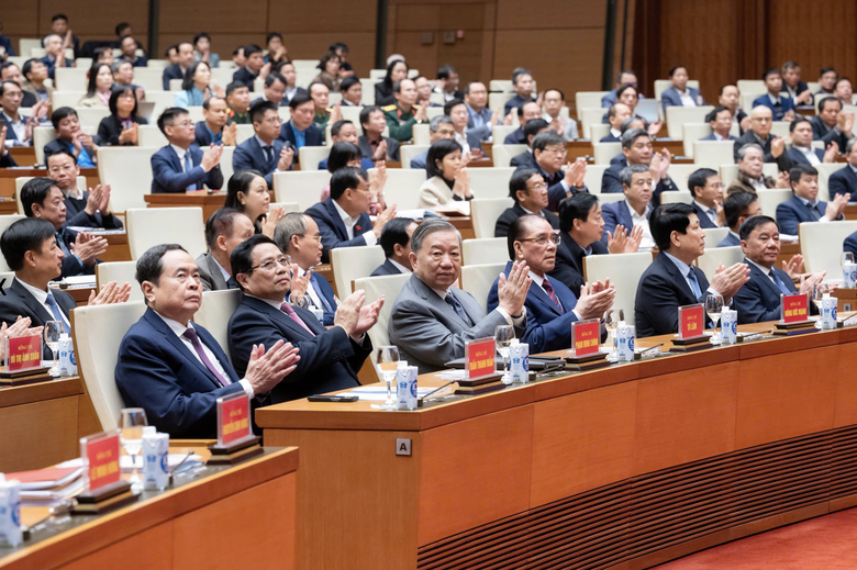 Tổng B&iacute; thư T&ocirc; L&acirc;m dự hội nghị to&agrave;n quốc về đột ph&aacute; ph&aacute;t triển khoa học, c&ocirc;ng nghệ- Ảnh 2.