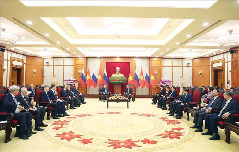 Tổng B&iacute; thư T&ocirc; L&acirc;m tiếp Thủ tướng Li&ecirc;n bang Nga Mikhail Mishustin- Ảnh 3.
