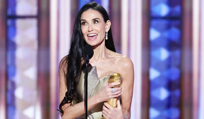 Quả cầu v&agrave;ng 2025: Demi Moore lần đầu ti&ecirc;n thắng giải- Ảnh 11.