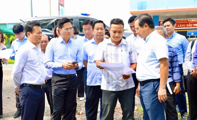 Chậm tiến độ 2 th&aacute;ng, l&atilde;nh đạo TP.HCM siết tiến độ GPMB cao tốc TP.HCM - Mộc B&agrave;i- Ảnh 1.