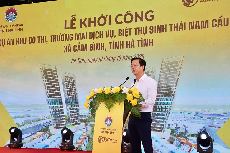 Hà Tĩnh: Khởi công khu đô thị sinh thái kiểu mẫu đầu tiên- Ảnh 2. Hà Tĩnh: Khởi công khu đô thị sinh thái kiểu mẫu đầu tiên- Ảnh 2.