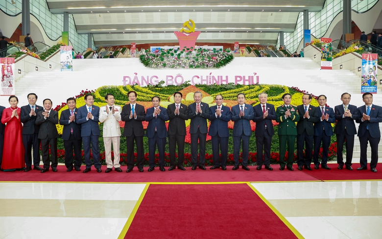 Tổng B&iacute; thư T&ocirc; L&acirc;m dự khai mạc Đại hội Đảng bộ Ch&iacute;nh phủ lần thứ I- Ảnh 1.