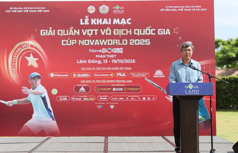 Khai mạc giải quần vợt v&ocirc; địch Quốc gia ở L&acirc;m Đồng- Ảnh 2.