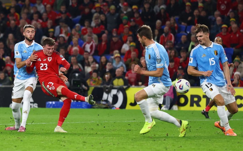 De Bruyne lập c&uacute; đ&uacute;p, Bỉ ngược d&ograve;ng đ&aacute;nh bại Xứ Wales- Ảnh 2.