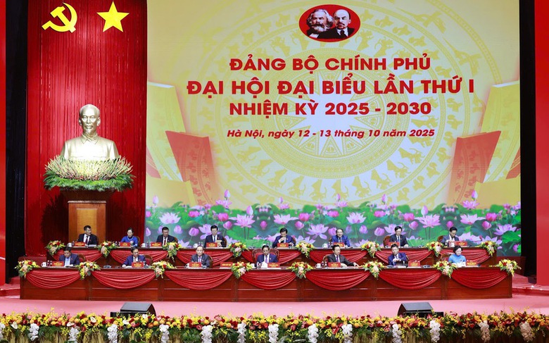 Khai mạc Đại hội đại biểu Đảng bộ Ch&iacute;nh phủ lần thứ I- Ảnh 1.