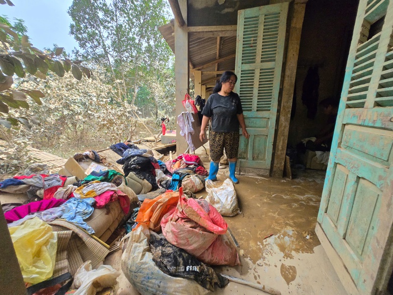 Thái Nguyên: Xóm ven sông sau trận lũ lịch sử - gồng mình vượt qua những ngày khốn khó- Ảnh 2. Thái Nguyên: Xóm ven sông sau trận lũ lịch sử - gồng mình vượt qua những ngày khốn khó- Ảnh 2.
