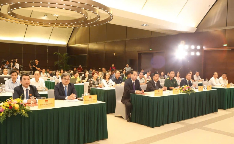Khai trương Trung t&acirc;m b&aacute;o ch&iacute; phục vụ Đại hội Đảng bộ TP H&agrave; Nội- Ảnh 1.