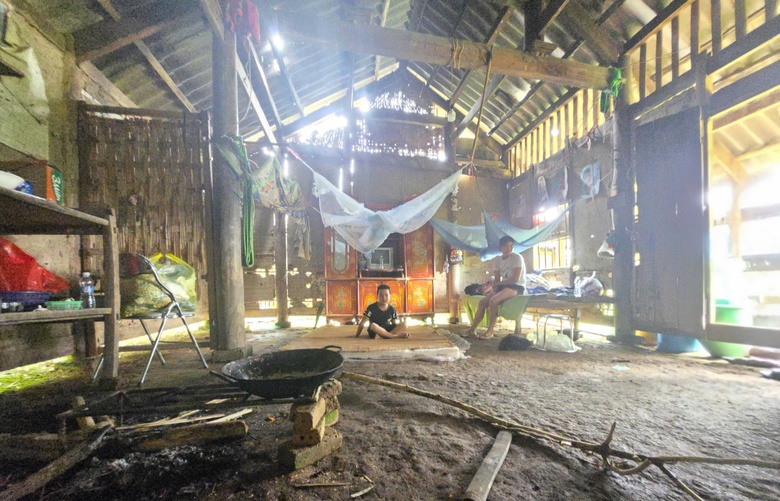 Mùa xuân về sớm trên những mái nhà đang hồi sinh sau bão ở xã vùng cao Tràng Xá- Ảnh 4. Mùa xuân về sớm trên những mái nhà đang hồi sinh sau bão ở xã vùng cao Tràng Xá- Ảnh 4.