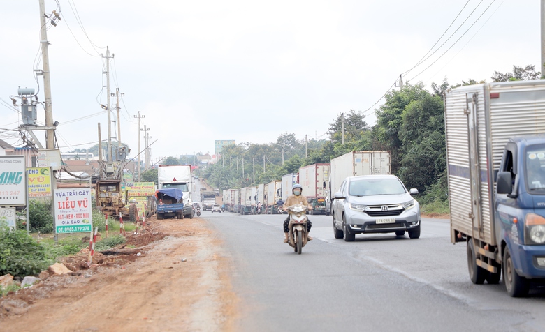 Đắk Lắk: CSGT tăng cường xử l&yacute; xe container chở sầu ri&ecirc;ng đậu đỗ tr&aacute;i ph&eacute;p tr&ecirc;n quốc lộ 26- Ảnh 3.