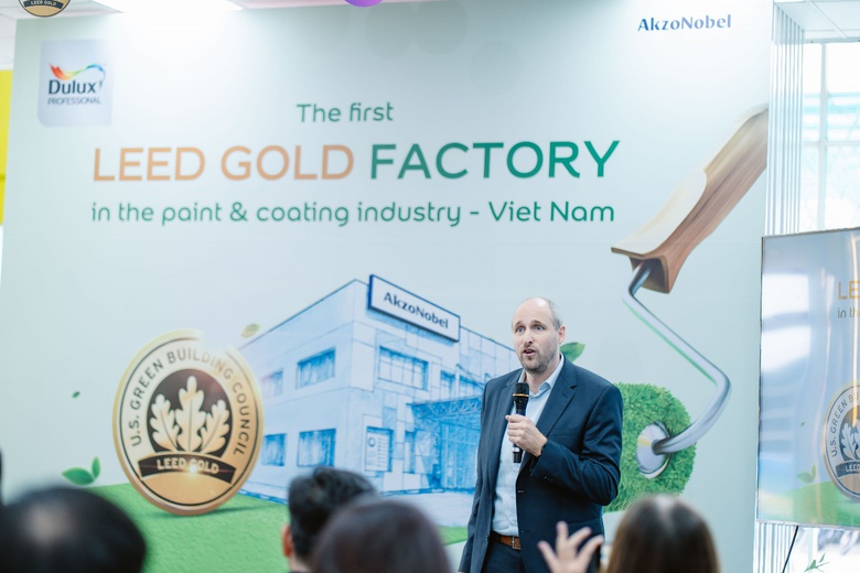 Nh&agrave; m&aacute;y AkzoNobel tại B&igrave;nh Dương ch&iacute;nh thức nhận chứng chỉ LEED Gold- Ảnh 2.