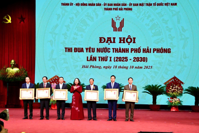 Hải Ph&ograve;ng t&ocirc;n vinh 235 gương điển h&igrave;nh ti&ecirc;n tiến tại Đại hội thi đua y&ecirc;u nước lần thứ I- Ảnh 4.