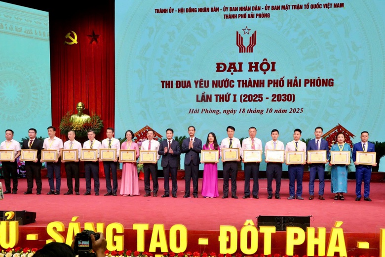 Hải Ph&ograve;ng t&ocirc;n vinh 235 gương điển h&igrave;nh ti&ecirc;n tiến tại Đại hội thi đua y&ecirc;u nước lần thứ I- Ảnh 3.