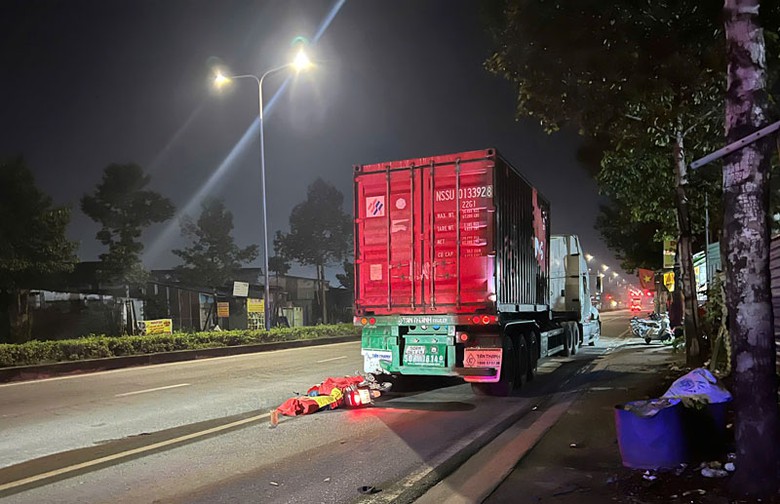 Hiện trường vụ tai nạn.