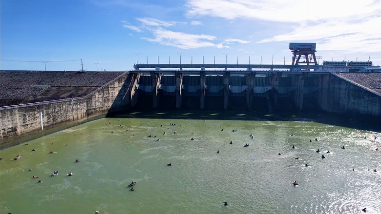 Thủy điện Trị An lớn nhất miền Nam tiếp tục xả lũ lần hai trong năm 2025- Ảnh 1.