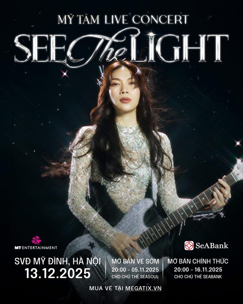 Kh&aacute;ch h&agrave;ng SeABank c&oacute; cơ hội săn v&eacute; miễn ph&iacute; Mỹ T&acirc;m Live Concert 2025- Ảnh 2.