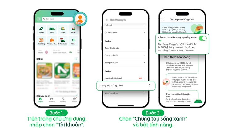 Grab khởi động Chương tr&igrave;nh "Vững-Xanh", th&uacute;c đẩy chuyển đổi xanh v&agrave; bảo vệ m&ocirc;i trường- Ảnh 2.