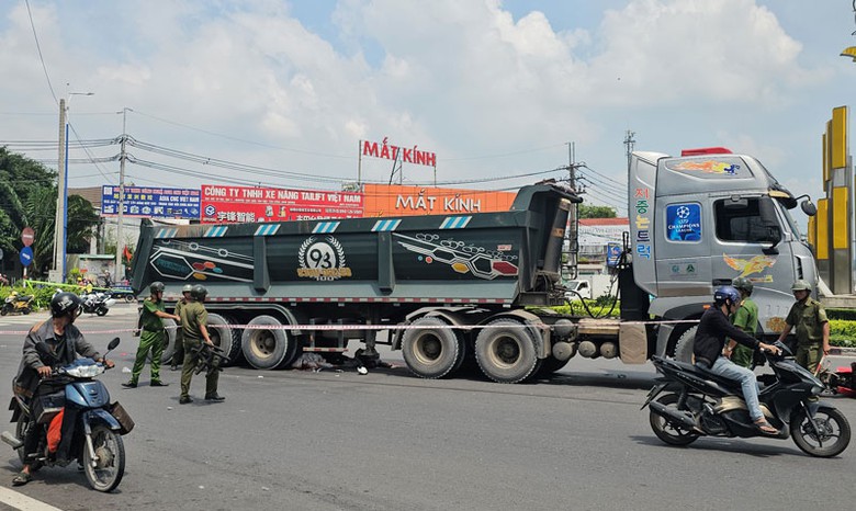 Hiện trường vụ tai nạn.