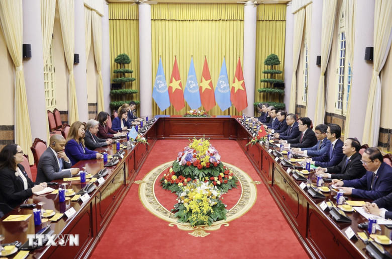 Tổng Thư k&yacute; Li&ecirc;n hợp quốc đ&aacute;nh gi&aacute; cao vai tr&ograve;, đ&oacute;ng g&oacute;p nổi bật của Việt Nam- Ảnh 4.