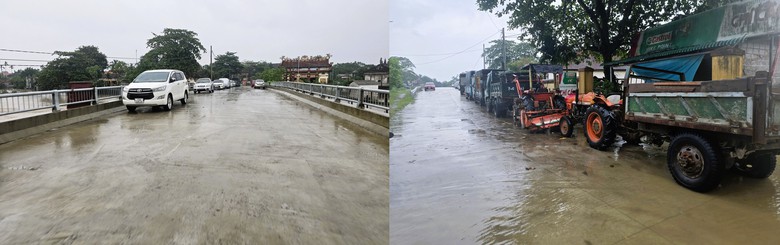 Nhiều tuyến đường x&atilde; ph&iacute;a Nam Quảng Trị ngập qu&aacute; bụng, người d&acirc;n di chuyển bằng thuyền- Ảnh 5.