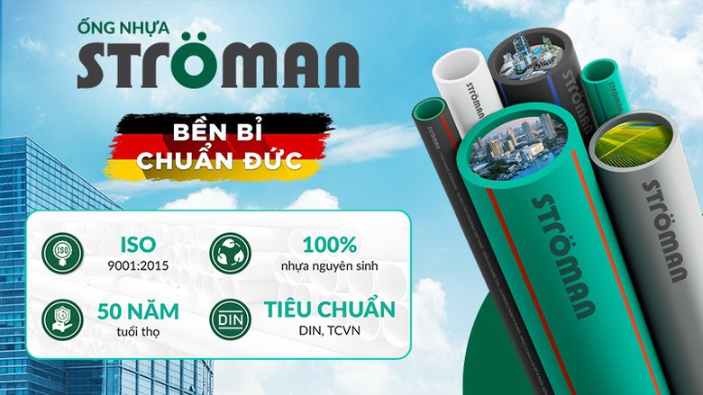 Tiêu chuẩn chất lượng Đức - bảo chứng bền bỉ của ống nhựa Ströman- Ảnh 2. Tiêu chuẩn chất lượng Đức - bảo chứng bền bỉ của ống nhựa Ströman- Ảnh 2.