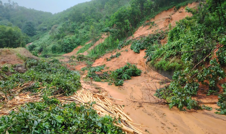 QL1A qua Đ&agrave; Nẵng ngập s&acirc;u, đường Hồ Ch&iacute; Minh tiếp tục sạt lở- Ảnh 1.