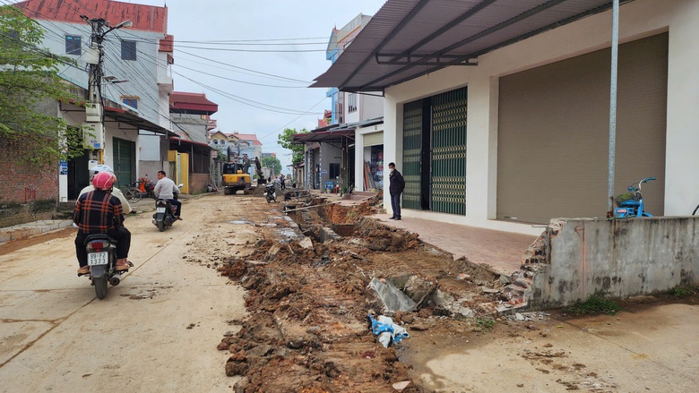 Nở rộ phong trào hiến đất làm đường ở Bắc Ninh- Ảnh 1. Nở rộ phong trào hiến đất làm đường ở Bắc Ninh- Ảnh 1.