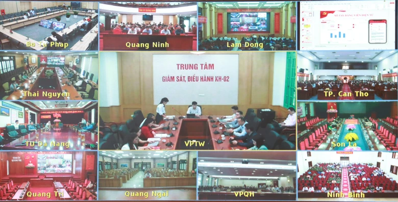 Đảng ủy Bộ X&acirc;y dựng kết nối hội nghị tập huấn ứng dụng Sổ tay đảng vi&ecirc;n điện tử- Ảnh 2.