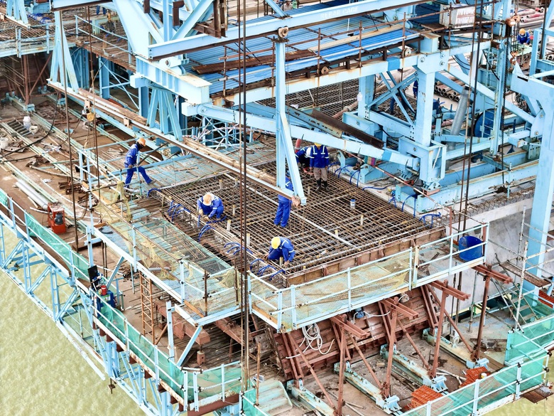 Cao tốc Bến Lức - Long Th&agrave;nh: Đua chặng nước r&uacute;t cầu Phước Kh&aacute;nh v&agrave; n&uacute;t giao quốc lộ 51- Ảnh 1.