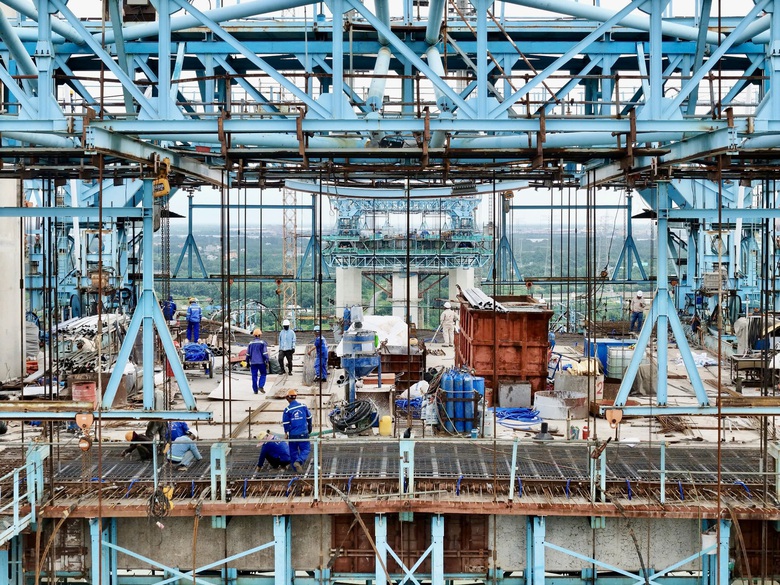 Cao tốc Bến Lức - Long Th&agrave;nh: Đua chặng nước r&uacute;t cầu Phước Kh&aacute;nh v&agrave; n&uacute;t giao quốc lộ 51- Ảnh 2.