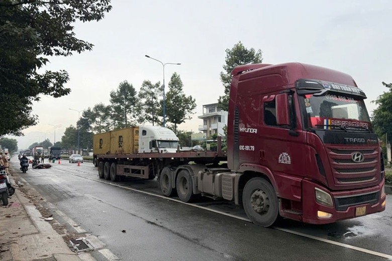 Hiện trường vụ tai nạn - Ảnh: Thanh Thảo.