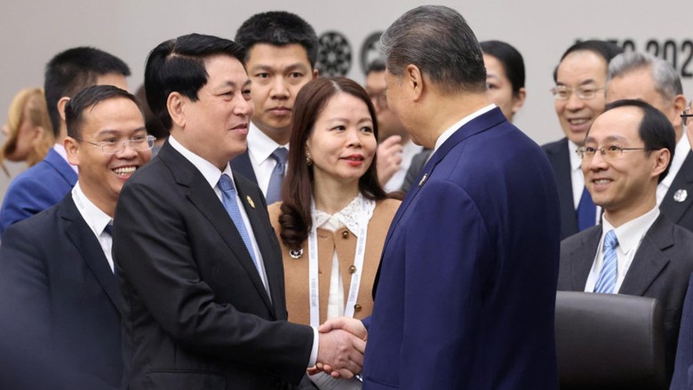 Chủ tịch nước gặp Tổng B&iacute; thư, Chủ tịch Trung Quốc Tập Cận B&igrave;nh, t&acirc;n Thủ tướng Nhật Bản- Ảnh 1.