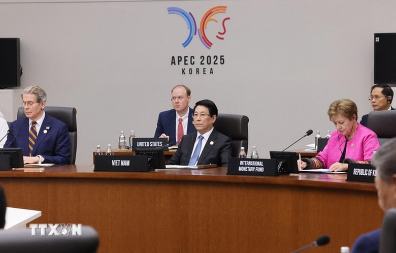 Chủ tịch nước Lương Cường đề xuất ba trọng tâm với APEC- Ảnh 2. Chủ tịch nước Lương Cường đề xuất ba trọng tâm với APEC- Ảnh 2.