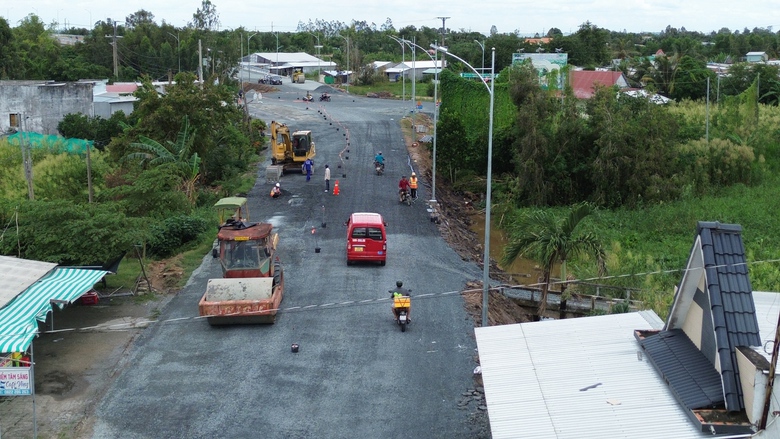 Đồng Tháp: Cầu Kênh Tứ thông xe cuối tháng 10/2025- Ảnh 2. Đồng Tháp: Cầu Kênh Tứ thông xe cuối tháng 10/2025- Ảnh 2.