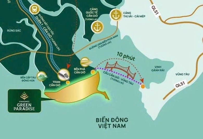 Tập đo&agrave;n Vingroup đề xuất nghi&ecirc;n cứu đường vượt biển nối Cần Giờ với Vũng T&agrave;u- Ảnh 1.