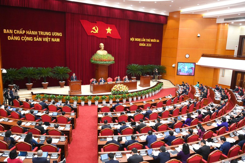 Khai mạc Hội nghị lần thứ 13 Ban Chấp h&agrave;nh Trung ương Đảng kh&oacute;a XIII- Ảnh 2.