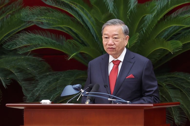 Ph&aacute;t biểu khai mạc của Tổng B&iacute; thư T&ocirc; L&acirc;m tại Hội nghị Trung ương 13 kh&oacute;a XIII- Ảnh 1.