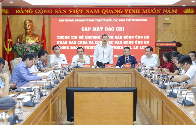 Quy&ecirc;n g&oacute;p hơn 460 tỷ đồng ủng hộ Cu Ba, gần 800 tỷ đồng hỗ trợ đồng b&agrave;o b&atilde;o lũ- Ảnh 1.
