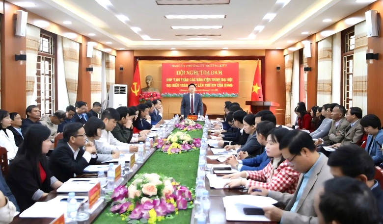 Ninh B&igrave;nh: Lấy &yacute; kiến g&oacute;p &yacute; Văn kiện Đại hội XIV, lắng nghe tiếng n&oacute;i nh&acirc;n d&acirc;n- Ảnh 1.