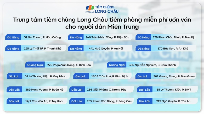 Long Ch&acirc;u ti&ecirc;m miễn ph&iacute; hơn 2.000 liều vaccine uốn v&aacute;n cho người d&acirc;n Miền Trung- Ảnh 1.
