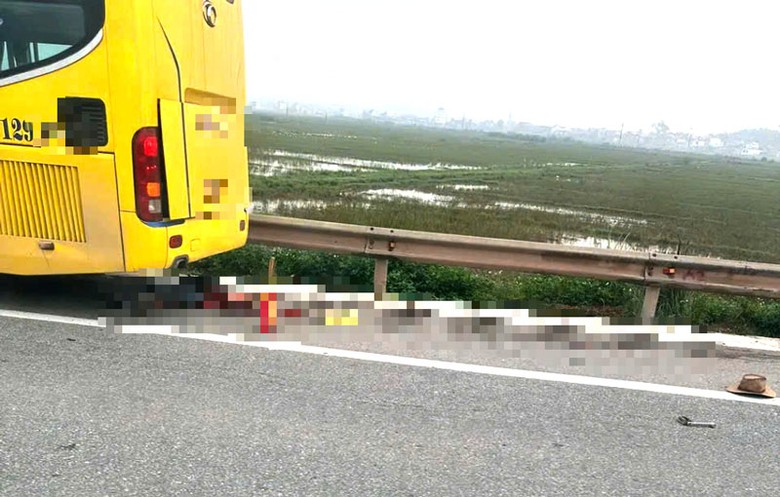 Hiện trường vụ tai nạn.