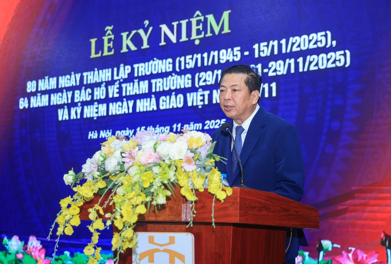 Bộ trưởng Trần Hồng Minh: ĐH C&ocirc;ng nghệ GTVT phải l&agrave; trung t&acirc;m đ&agrave;o tạo, đổi mới của ng&agrave;nh- Ảnh 1.