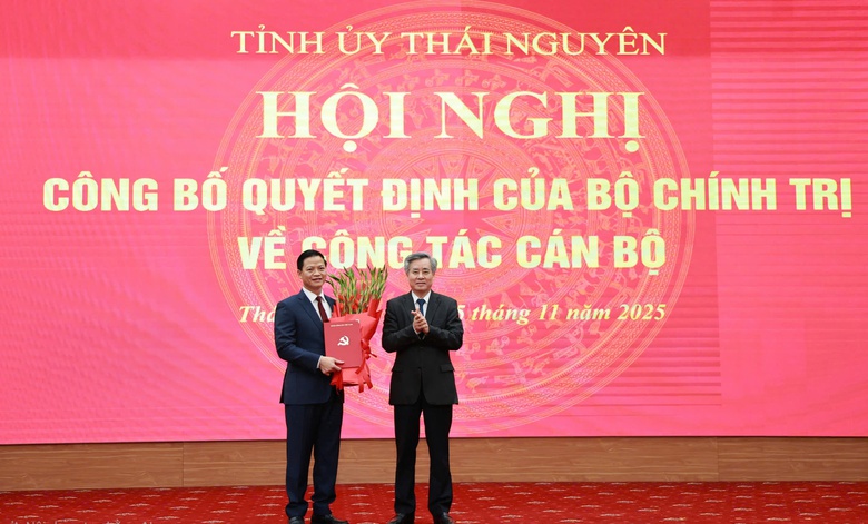 Chủ tịch tỉnh Bắc Ninh giữ chức Ph&oacute; B&iacute; thư Tỉnh ủy Th&aacute;i Nguy&ecirc;n- Ảnh 1.