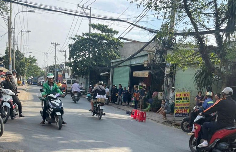 Hiện trường vụ tai nạn - Ảnh: Anh Vũ.