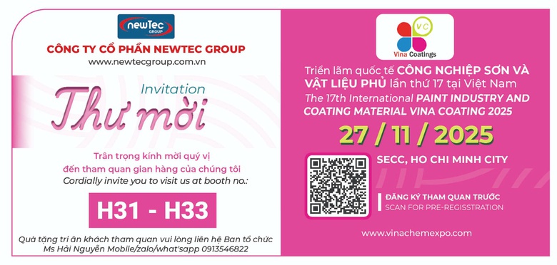 Newtec Group tham gia hội chợ Vina Coatings Th&agrave;nh phố Hồ Ch&iacute; Minh- Ảnh 1.