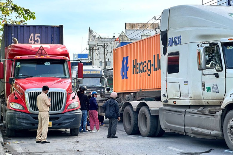 Hiện trường vụ tai nạn.