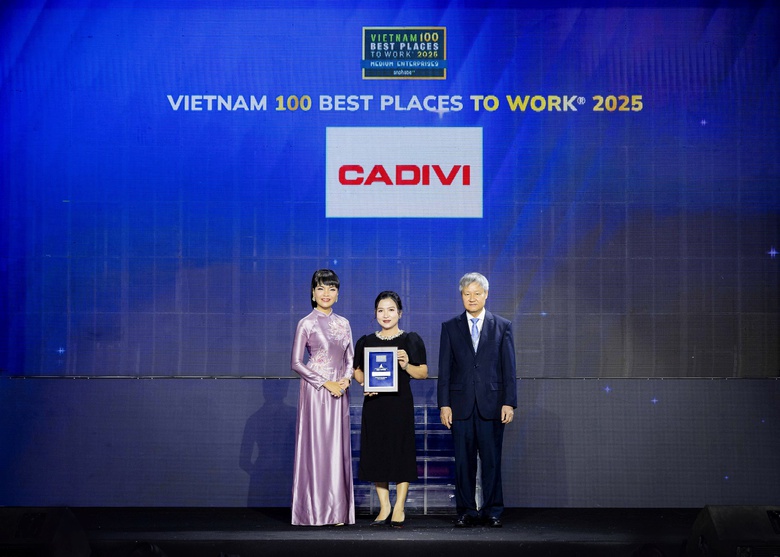 CADIVI giữ vị tr&iacute; Top 20 &ldquo;Nơi l&agrave;m việc tốt nhất Việt Nam 2025&rdquo;- Ảnh 1.