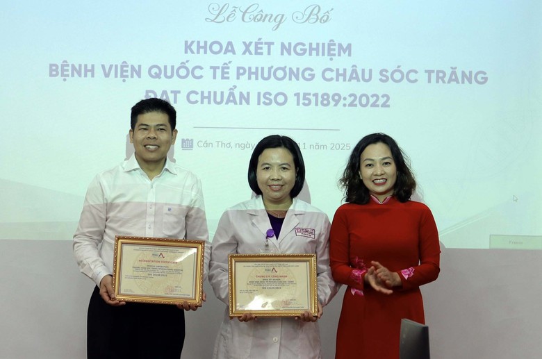 Bệnh viện Quốc tế Phương Ch&acirc;u S&oacute;c Trăng: Đ&oacute;n nhận ti&ecirc;u chuẩn quốc tế ISO 15189:2022- Ảnh 1.